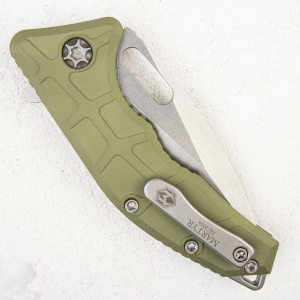 Нож Heretic Knives Martyr Green Stonewash Standard - складной туристические ножи из стали Нож Heretic Knives Martyr Green Stonewash Standard - складной туристические ножи из стали